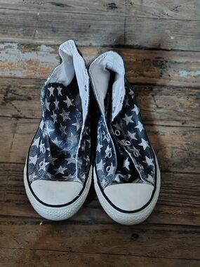Converse all Stars High-Top Sneakers -Navy And white Size Us 5